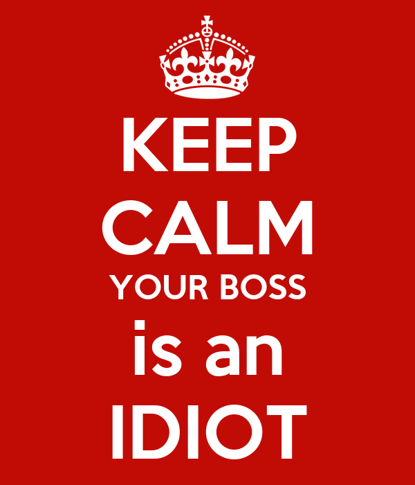 How To Remain Professional In Difficult Situations: When Your Boss Is An Idiot - Blog